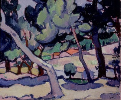 Cassis Landschaft im Frühling, 1913 von Samuel John Peploe